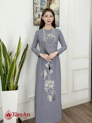 Ao-dai-sen-viet-xanh-ghi-2